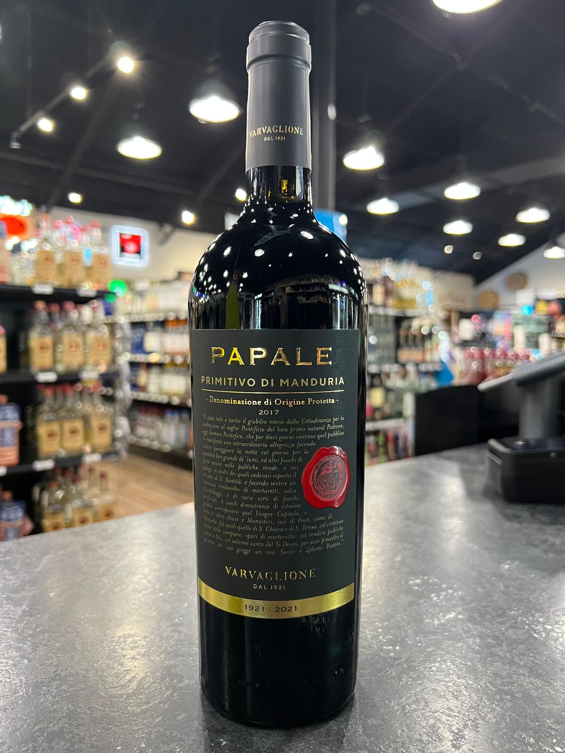 VARVAGLIONE PRIMITIVO PAPALE, 750ML