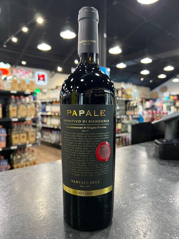 VARVAGLIONE PRIMITIVO PAPALE, 750ML
