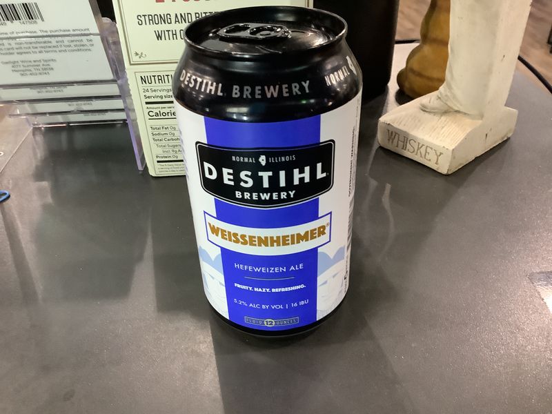 DESTIHL WEISSENHEIMER HEFEWEIZEN, 12OZ