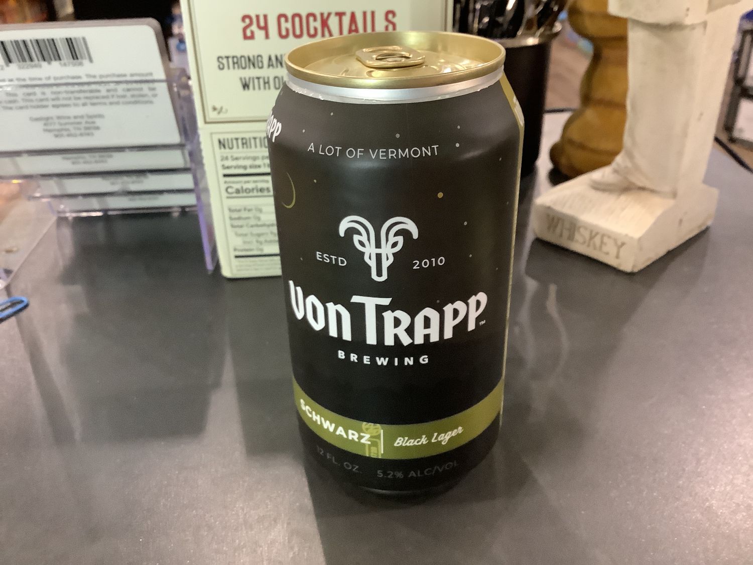 VON TRAPP SCHWARZ BLACK LAGER/BAVARIAN PILS/RADLER, 12OZ