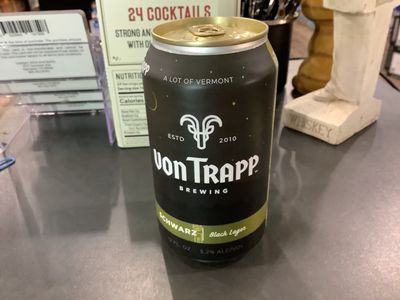 VON TRAPP SCHWARZ BLACK LAGER/BAVARIAN PILS/RADLER, 12OZ CAN