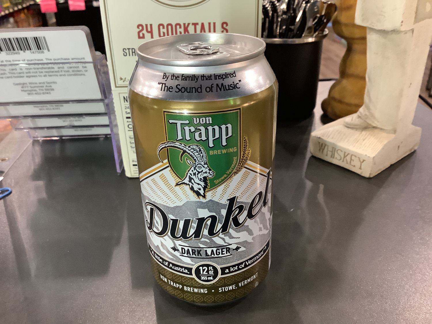 VON TRAPP DUNKEL DARK LAGER, 12OZ