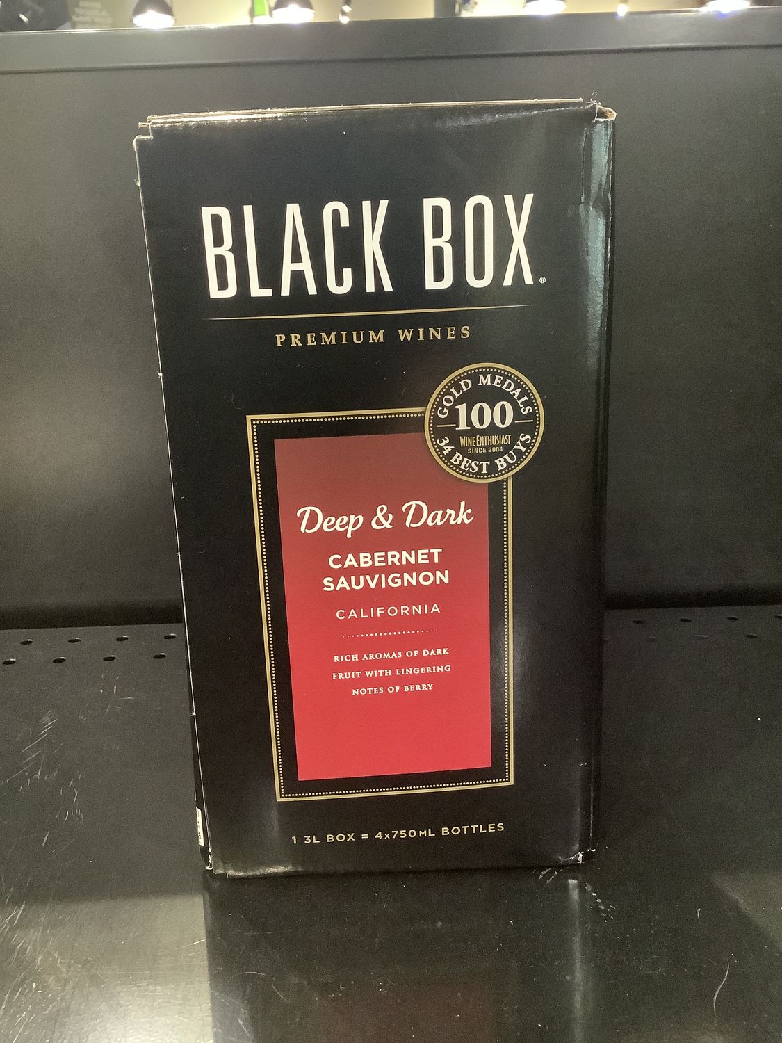 BLACK BOX DEEP &amp; DARK CABERNET SAUVIGNON, 3L