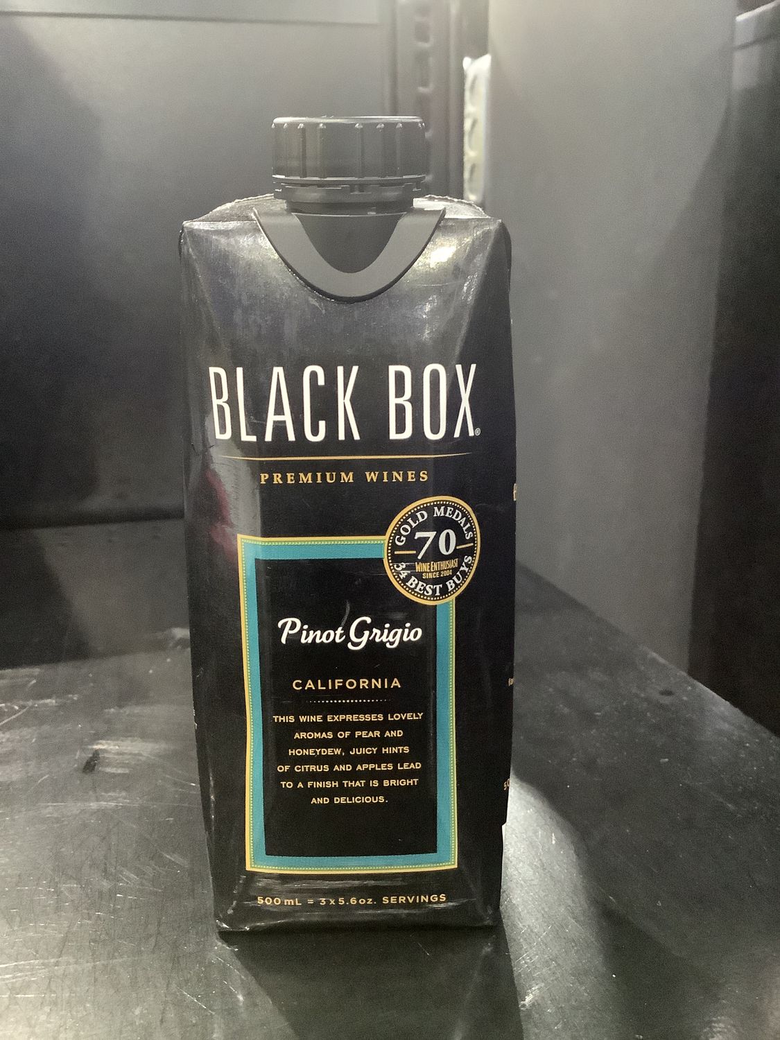 BLACK BOX PINOT GRIGIO, 500ML