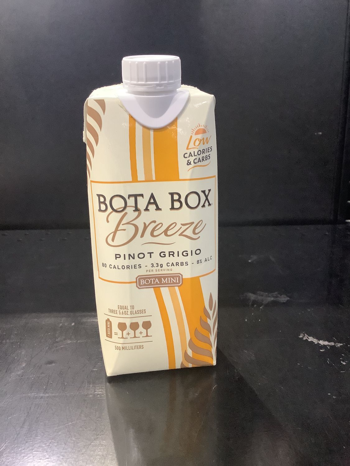 BOTA BOX BREEZE MINI PINOT GRIGIO, 500ML