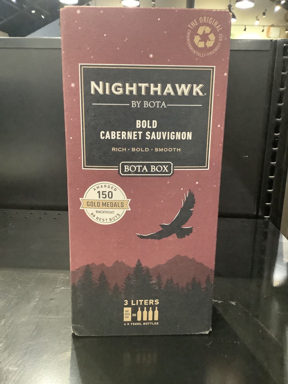 BOTA BOX NIGHTHAWK BOLD CABERNET SAUVIGNON, 3L
