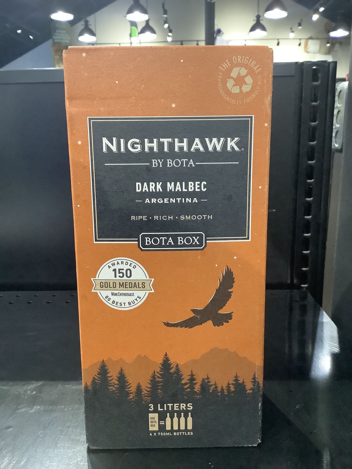 BOTA BOX NIGHTHAWK MALBEC, 3L