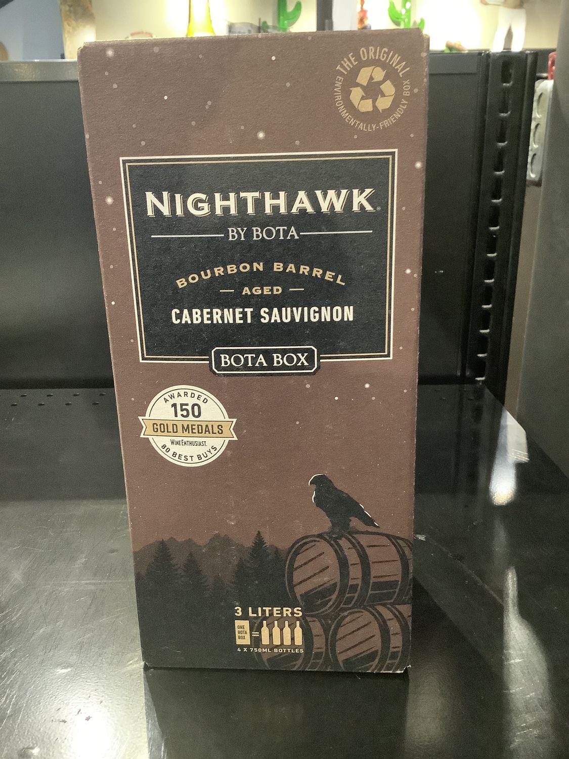 BOTA BOX NIGHTHAWK BOURBON BARREL AGED CABERNET SAUVIGNON, 3L