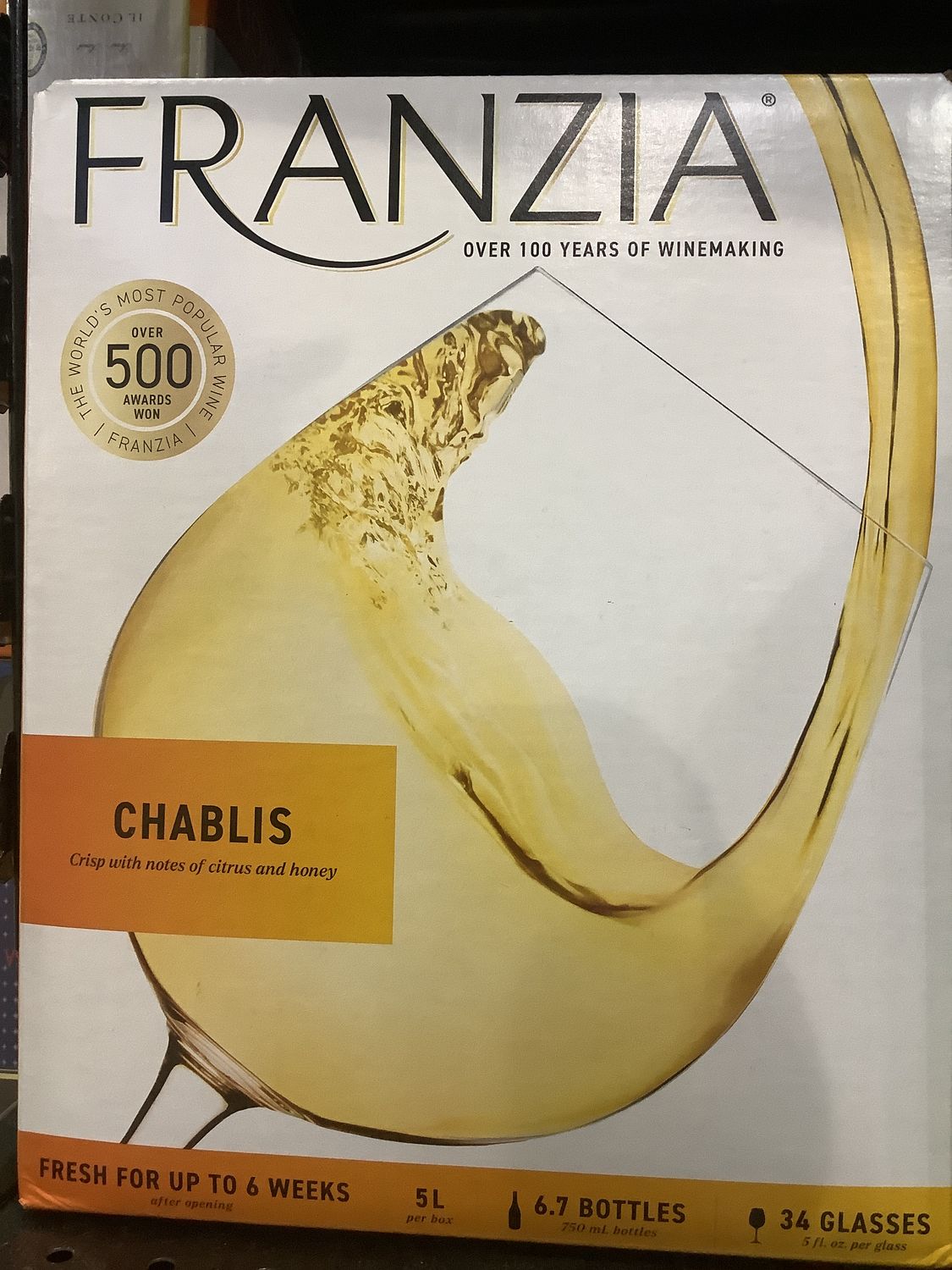 FRANZIA CHABLIS, 5L