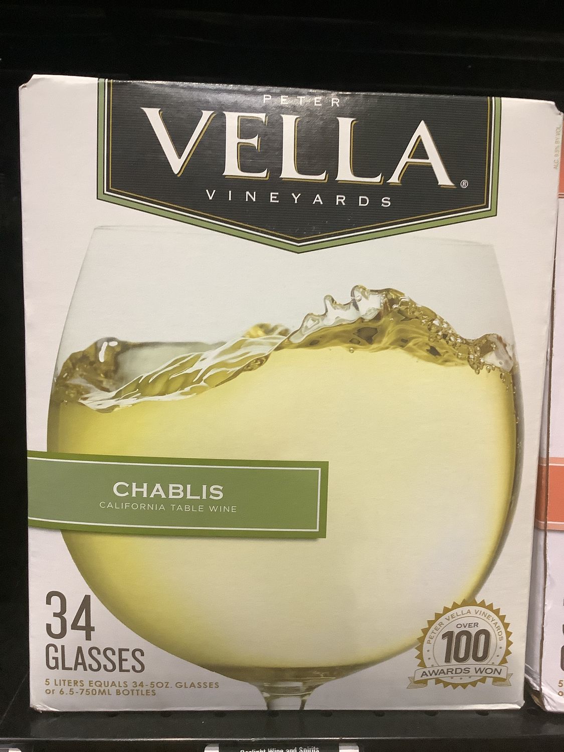 PETER VELLA CHABLIS, 5L