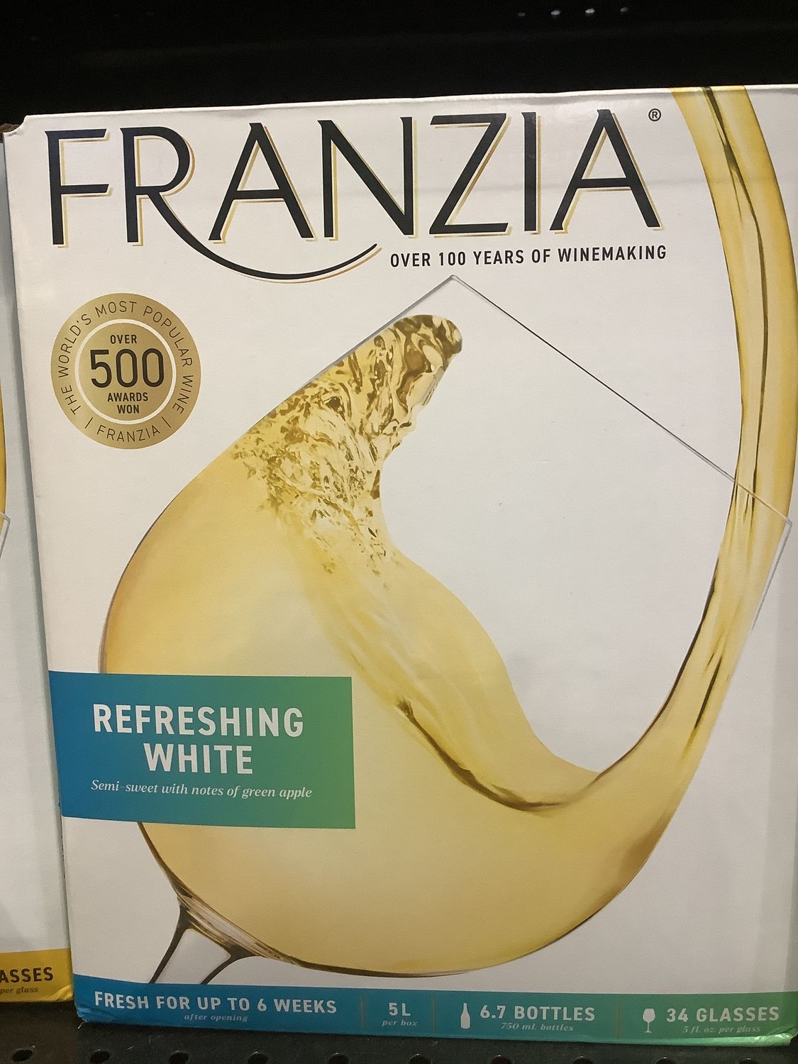 FRANZIA REFRESHING WHITE, 5L