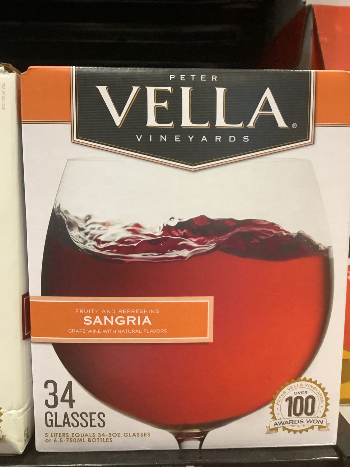 PETER VELLA SANGRIA, 5L