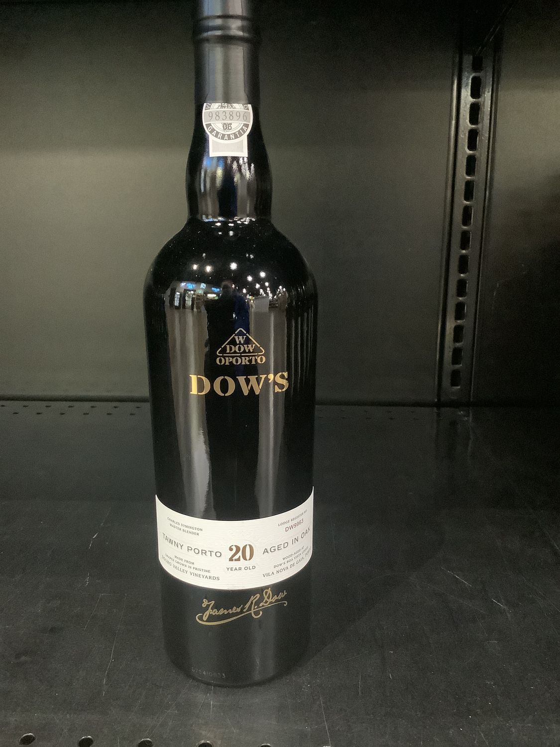 DOW&#39;S TAWNY PORT 20 YEAR, 750ML