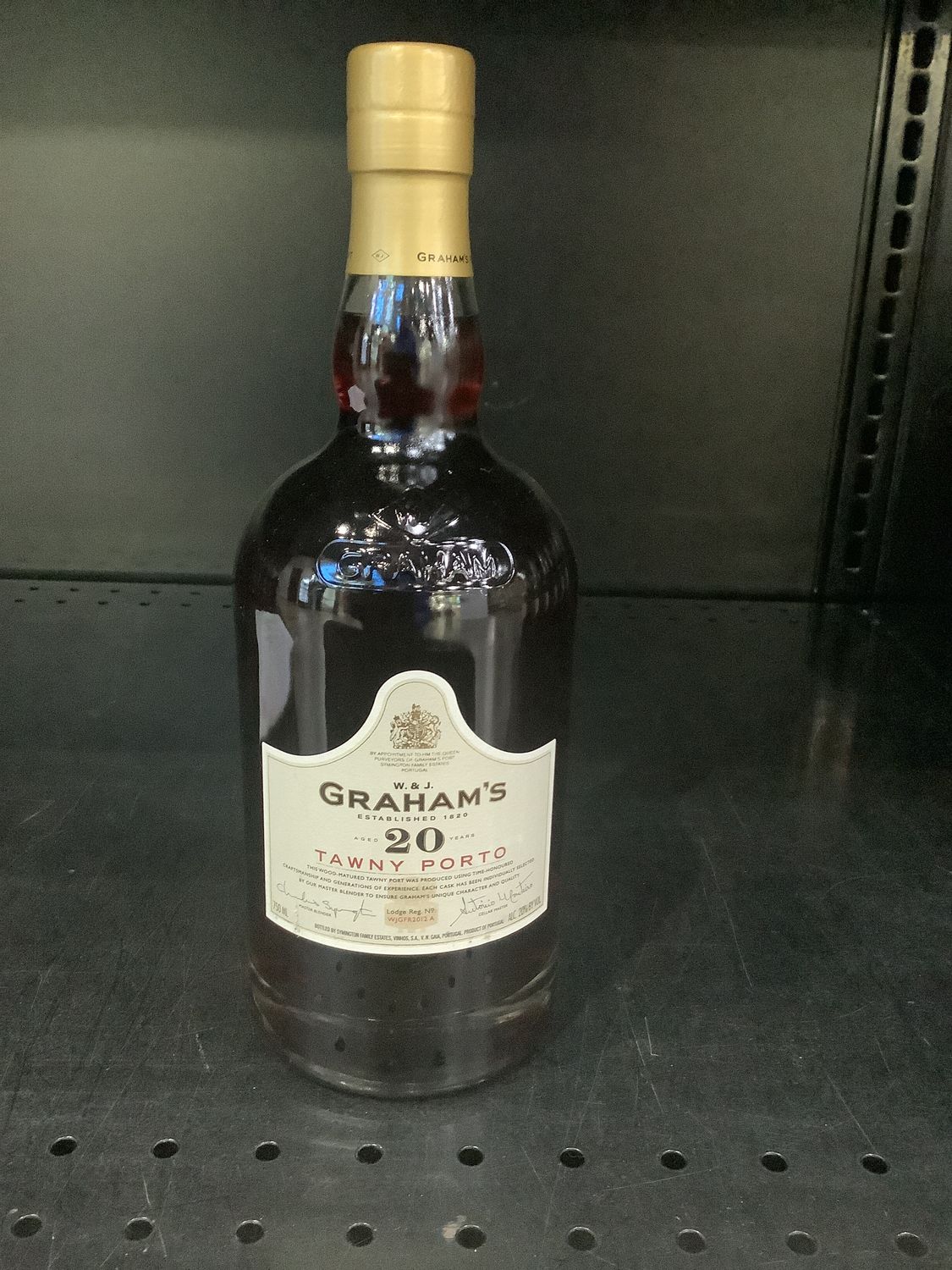 GRAHAM’S TAWNY PORT 20 YEAR, 750ML