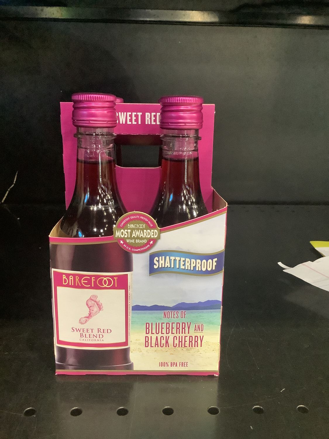 BAREFOOT SWEET RED, 4 PACK