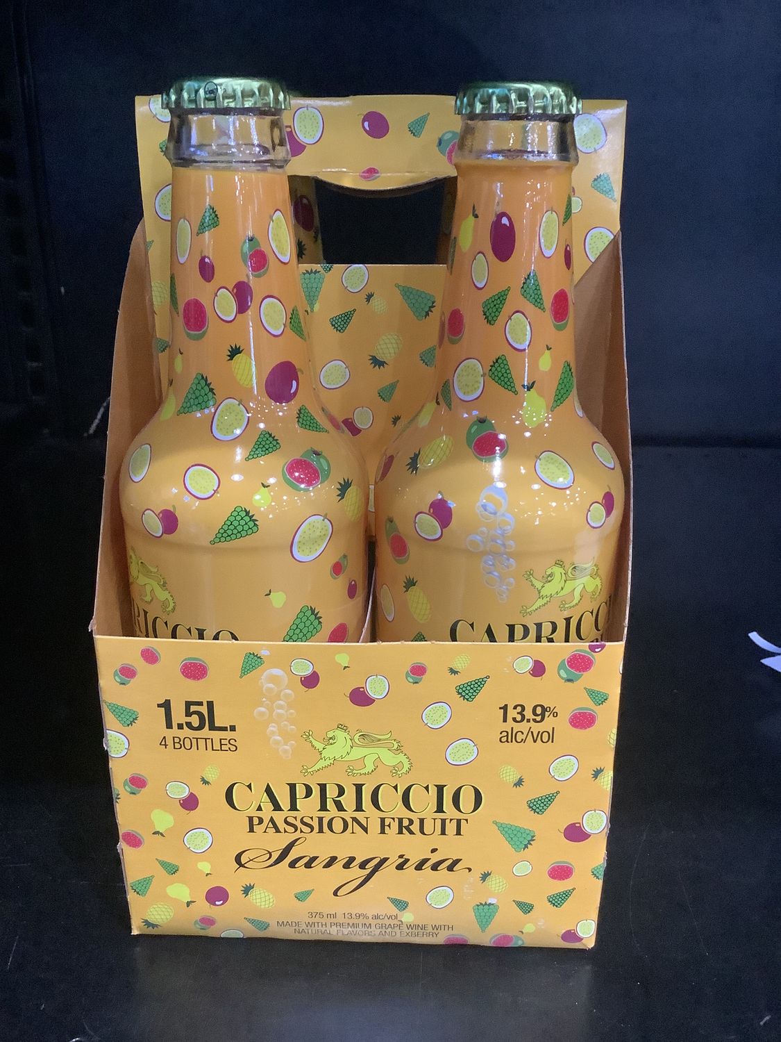 CAPRICCIO PASSION FRUIT SANGRIA, 4 PACK