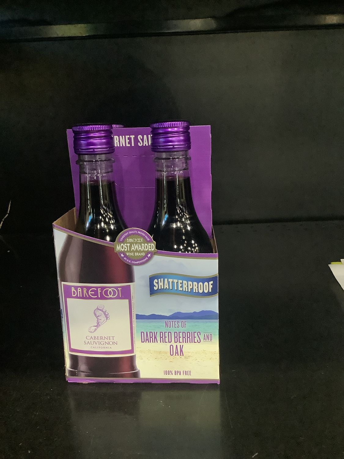 BAREFOOT CABERNET SAUVIGNON, 4 PACK