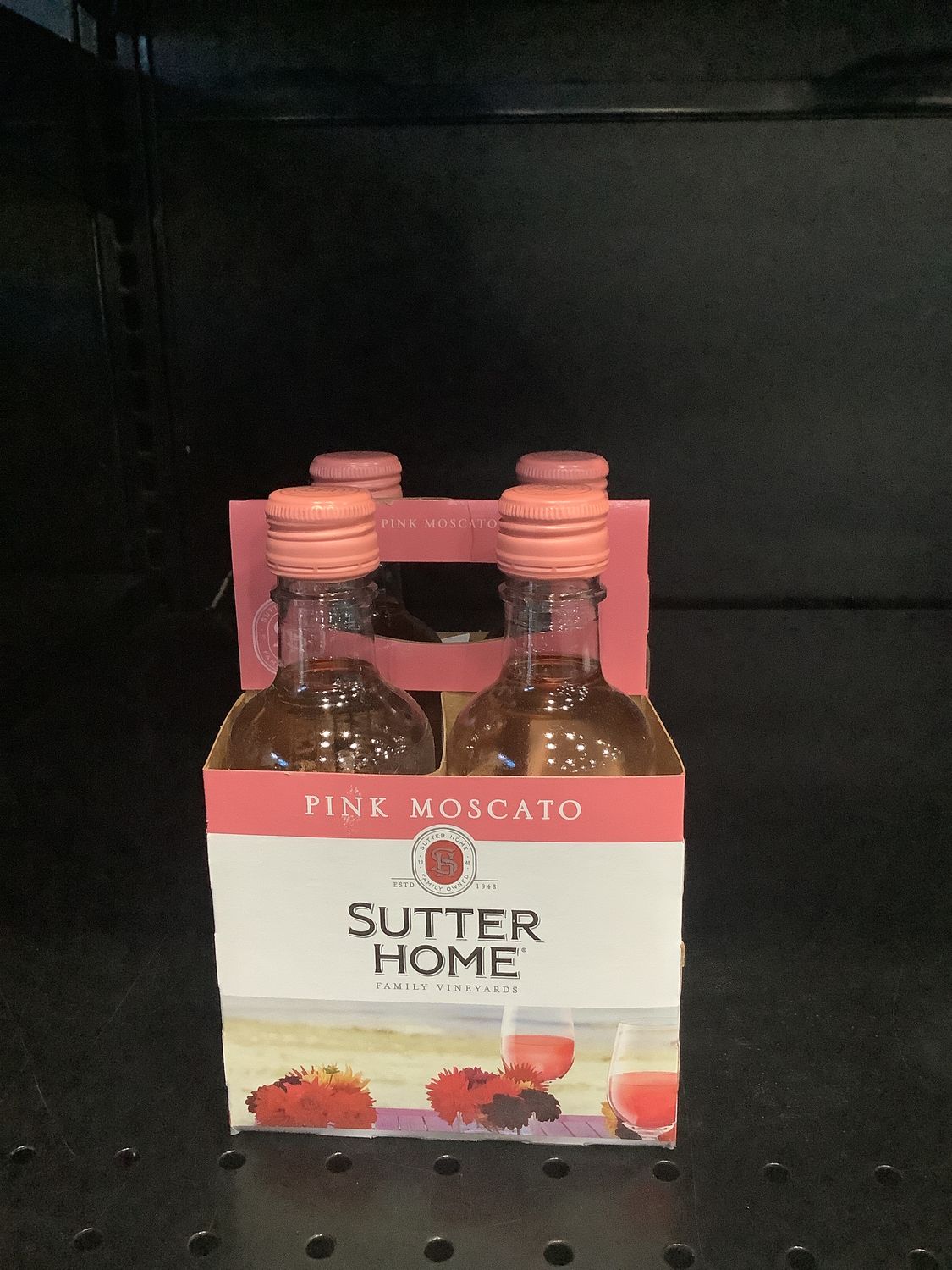 SUTTER HOME PINK MOSCATO, 4 PACK