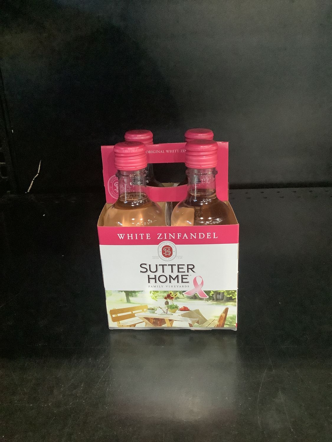 SUTTER HOME WHITE ZINFANDEL, 4 PACK
