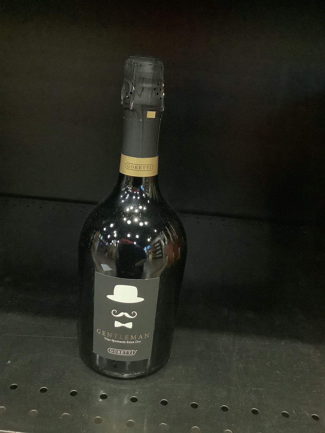 GORETTI GENTLEMAN VINO SPUMANTE EXTRA DRY, 750ML