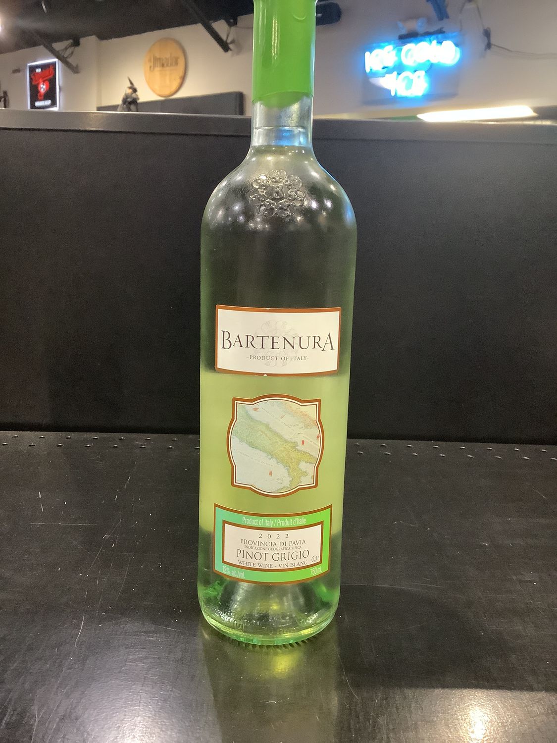 BARTENURA PINOT GRIGIO, 750ML