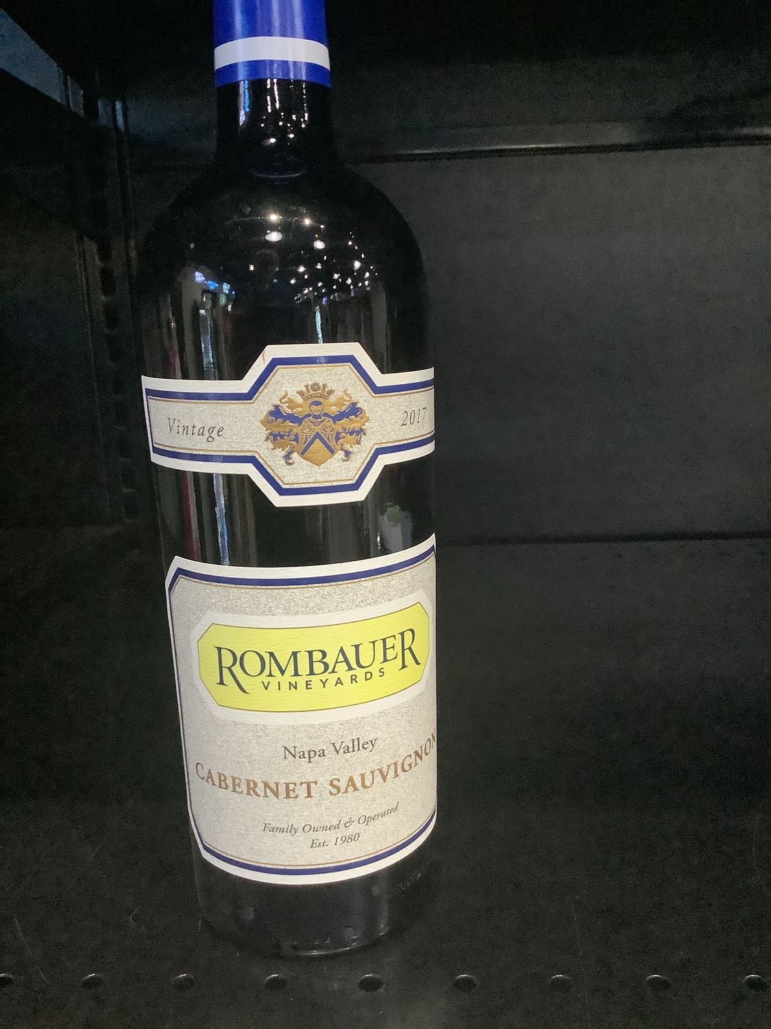 ROMBAUER CABERNET SAUVIGNON, 750ML