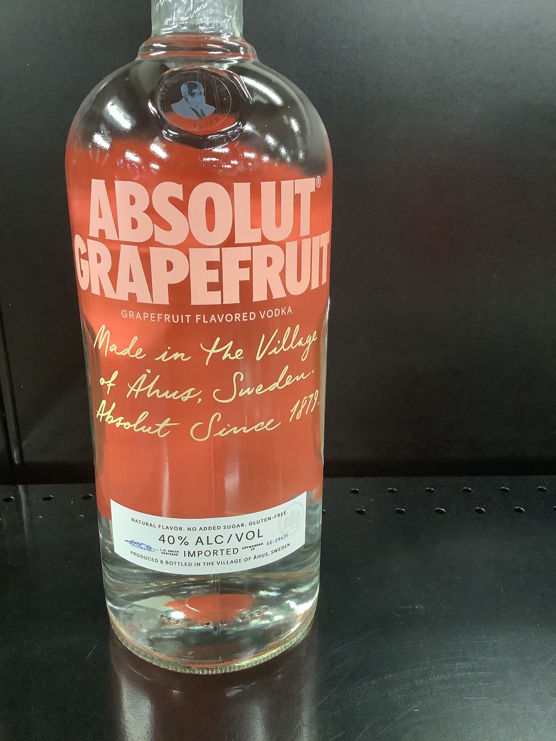 ABSOLUT GRAPEFRUIT VODKA, 1.75L