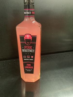 NEW AMSTERDAM PINK WHITNEY VODKA GLASS, 750ML