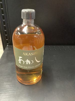 AKASHI SINGLE MALT WHISKEY, 750ML