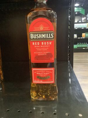 BUSHMILL&#39;S RED BUSH WHISKEY, 750ML