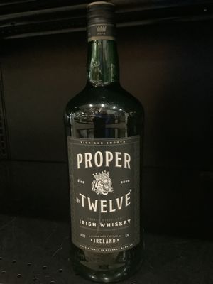 PROPER TWELVE IRISH WHISKEY, 1.75L