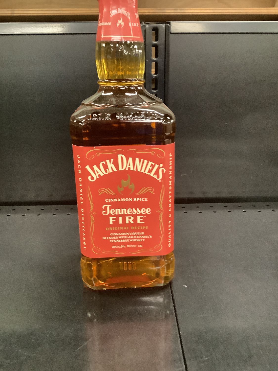 JACK DANIEL&#39;S FIRE TENNESSEE WHISKEY, 1.75L