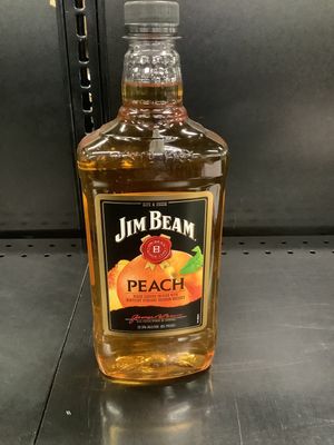 JIM BEAM PEACH WHISKEY TRAVELER, 750ML
