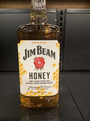 JIM BEAM HONEY WHISKEY, 1.75L