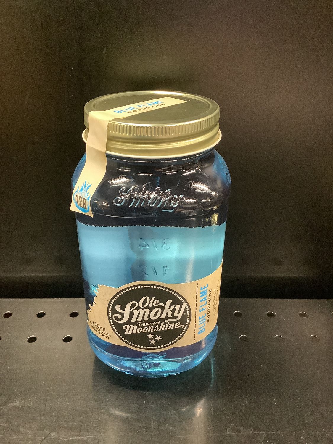 OLE SMOKY BLUE FLAME MOONSHINE, 750ML