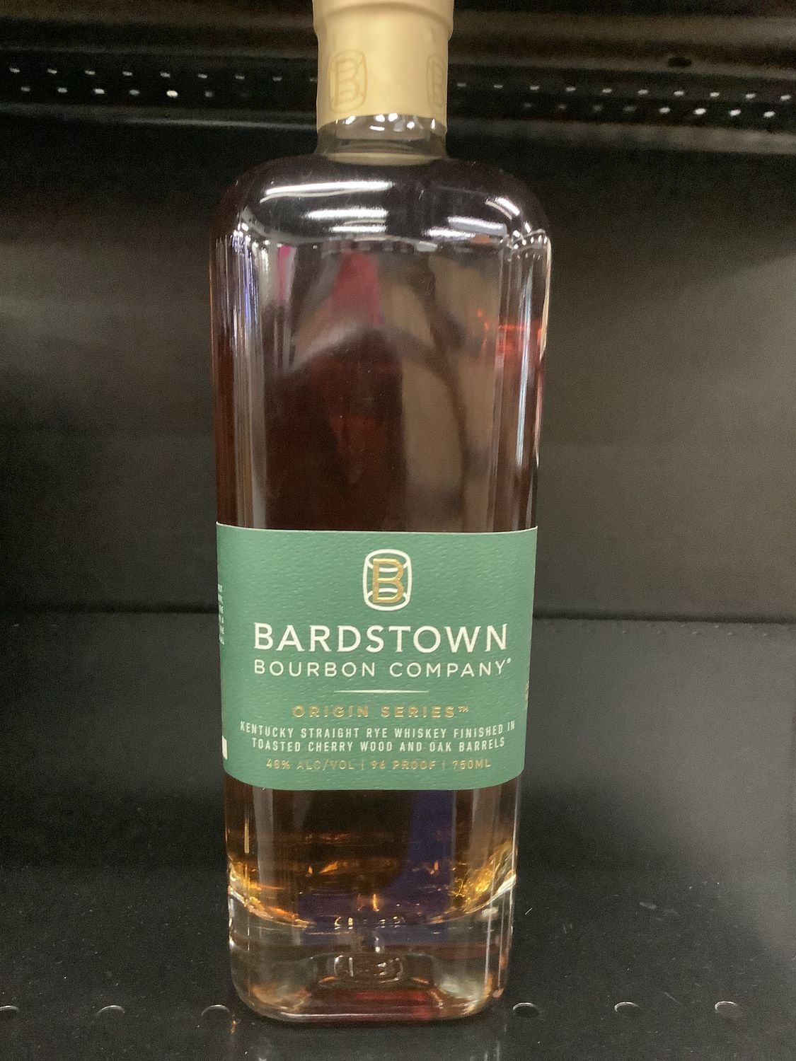 BARDSTOWN ORIGIN SERIES DOUBLE BARRELED RYE WHISKEY, 750ML