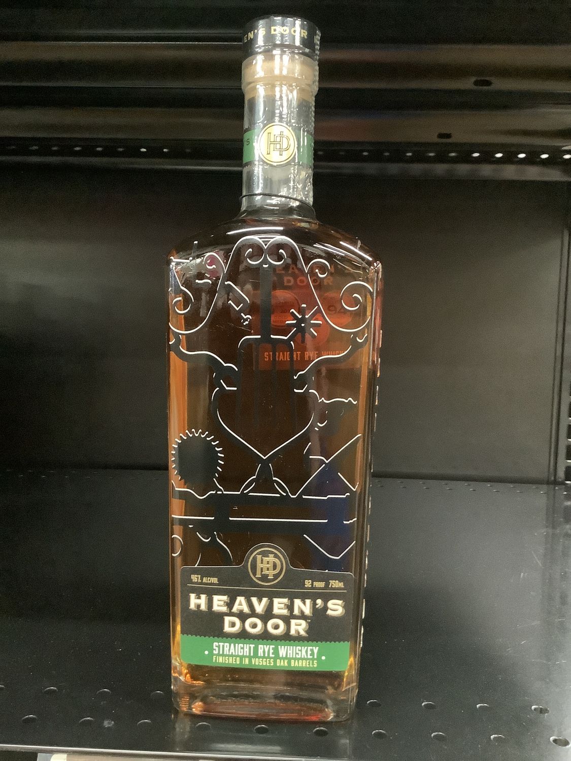 HEAVEN’S DOOR RYE WHISKEY, 750ML