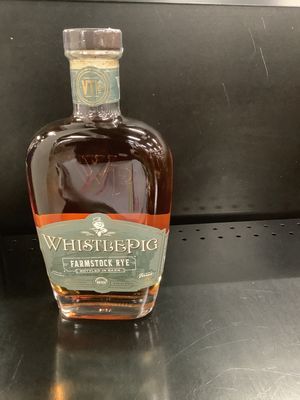 WHISTLEPIG FARMSTOCK RYE WHISKEY, 750ML