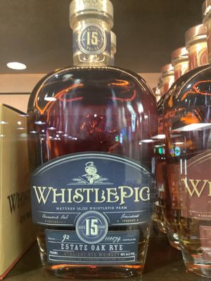 WHISTLEPIG 15 YEAR RYE WHISKEY, 750ML