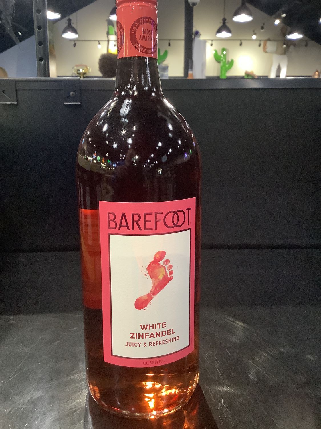 BAREFOOT WHITE ZINFANDEL, 1.5L