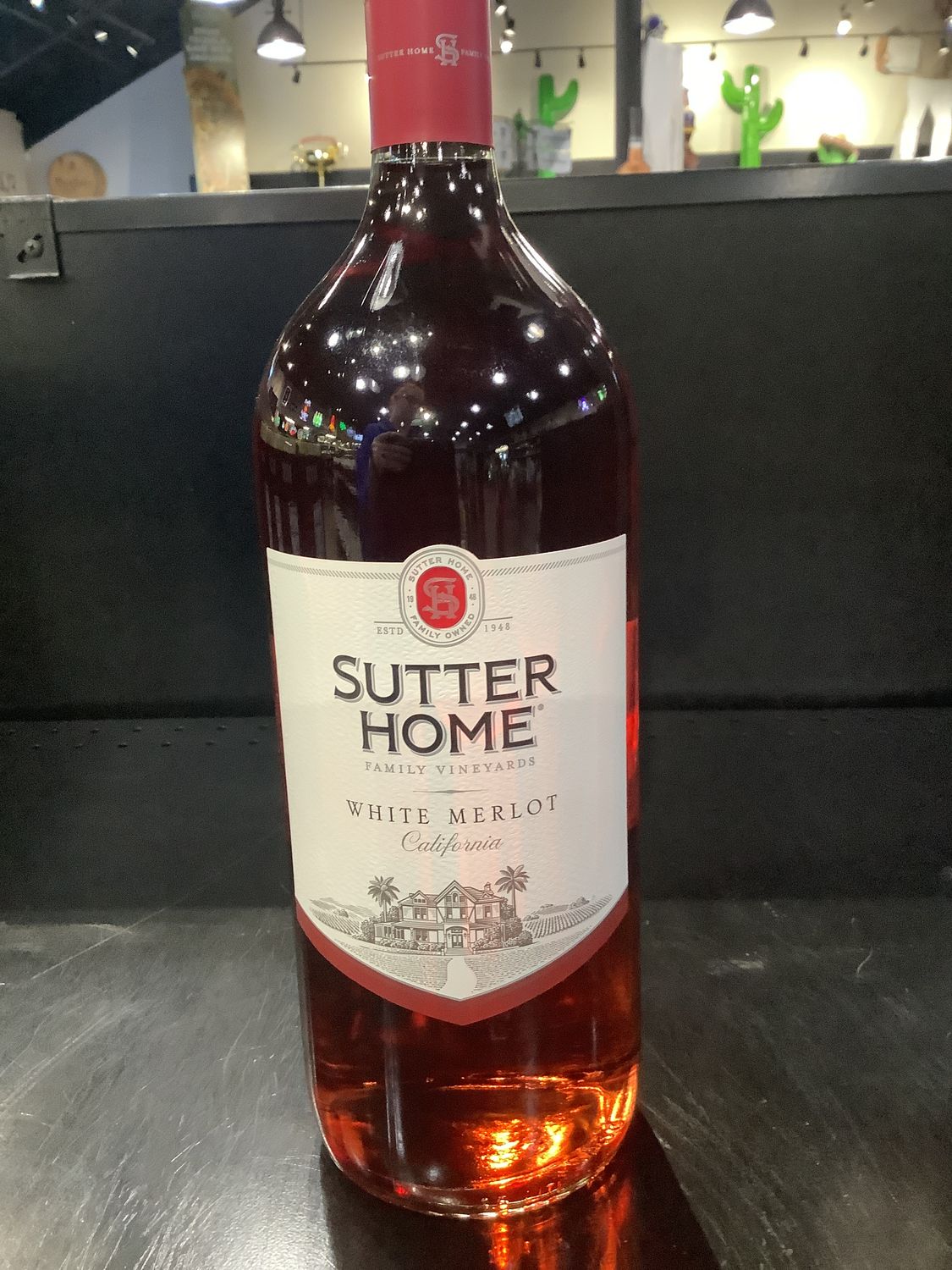 SUTTER HOME WHITE MERLOT, 1.5L
