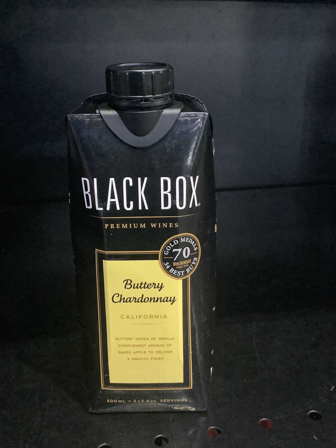 BLACK BOX BUTTERY CHARDONNAY, 500ML