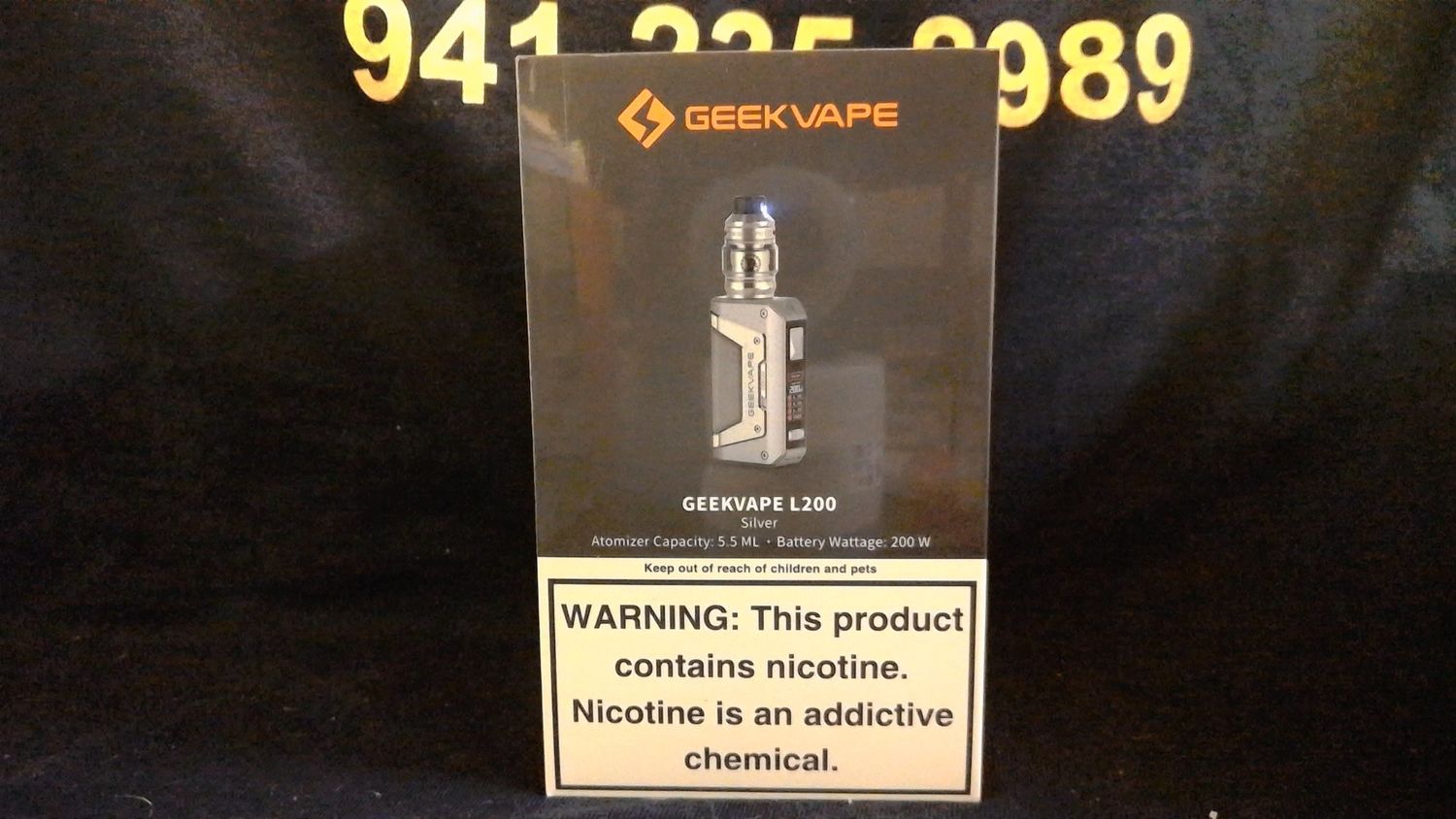 Geek Vape - L200 - 18650 or 21700 - Mod Kit