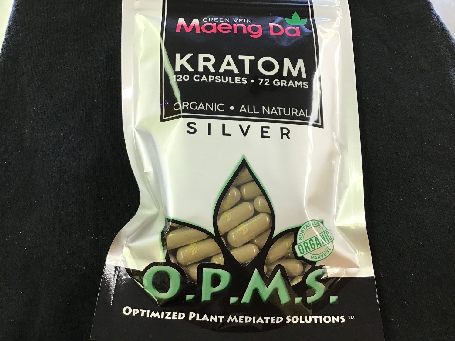 O.P.M.S.  - 120 Capsules (RED Maeng Da) - Kratom