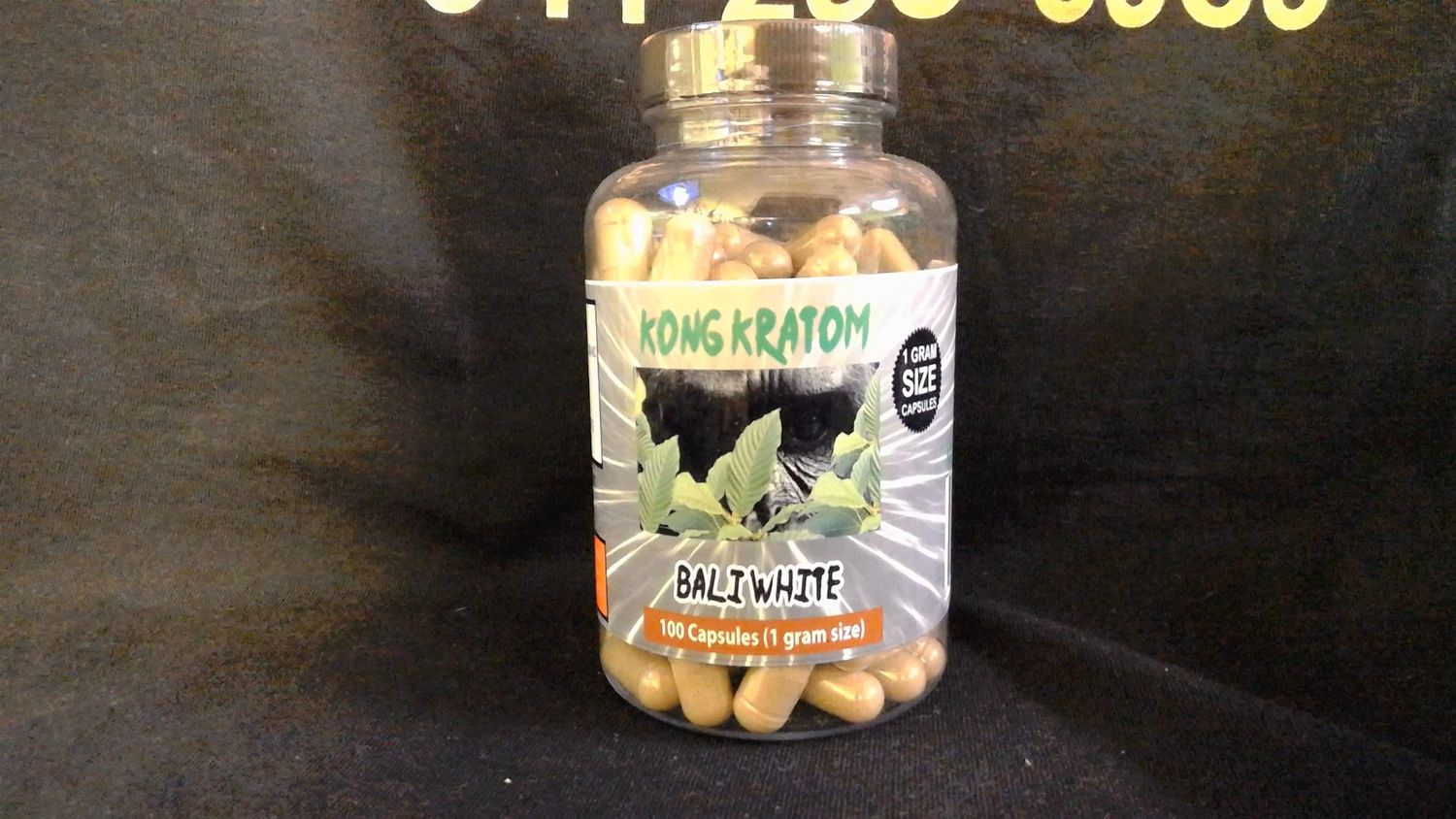 Kong Kratom - White Bali - 100 Cap (White) - Kratom