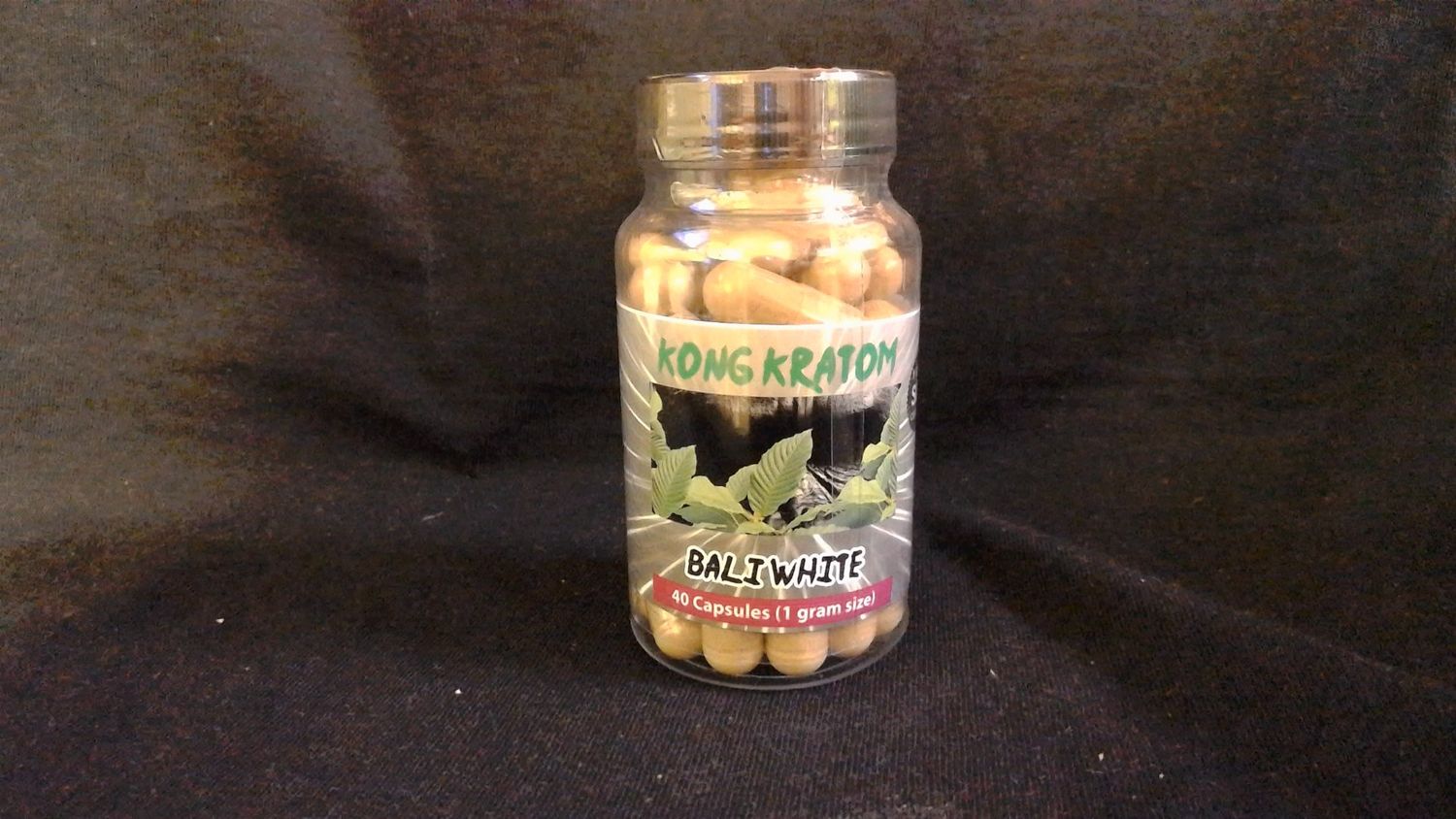 Kong Kratom - White Bali - 40 Cap (White) - Kratom