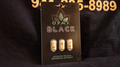 O.P.M.S.  - 3 Capsules (Black) - Kratom