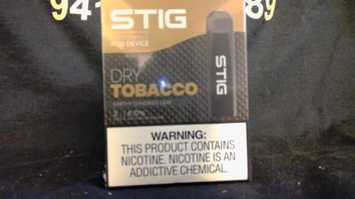 Single - Dry Tobacco - Stig  - Disposable Vape
