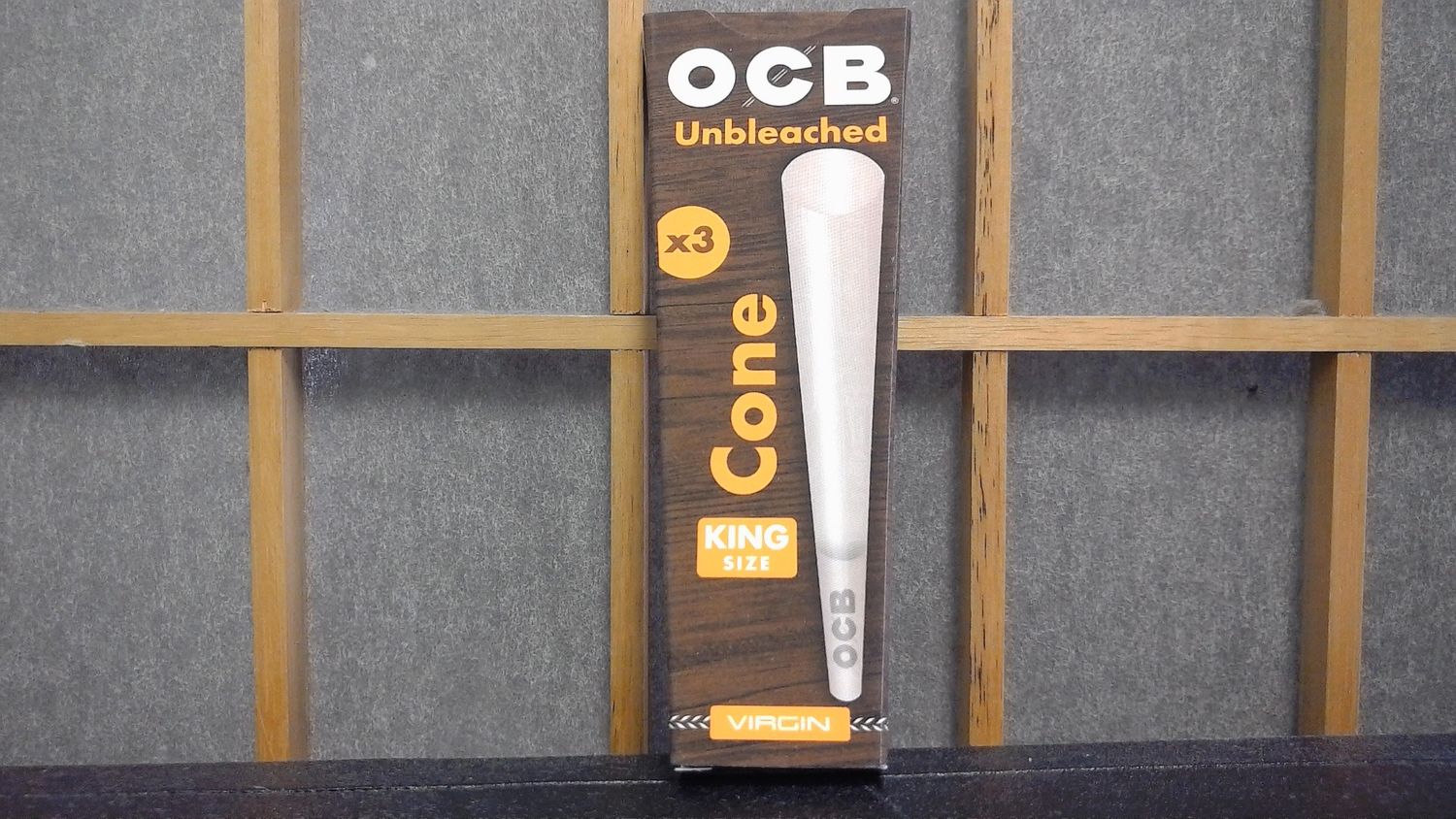 OCB x3 King - Unbleached - wraps / cones