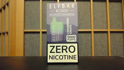 Elfbar - Zero Nic - Cranberry Grape - 5000 puff